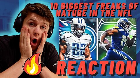 IRISH MAN REACTION 10 Biggest Freaks Of Nature Currently In The NFL