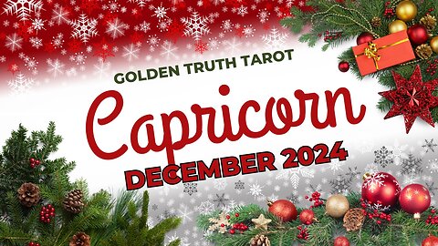 ♑️🔮CAPRICORN Tarot reading predictions for December 2024🔮♑️