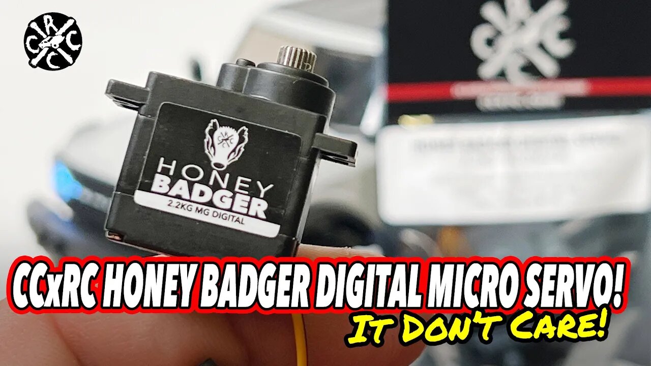 CCxRC Honey Badger Digital Micro Servo. It's SMALL, but it DON'T CARE!