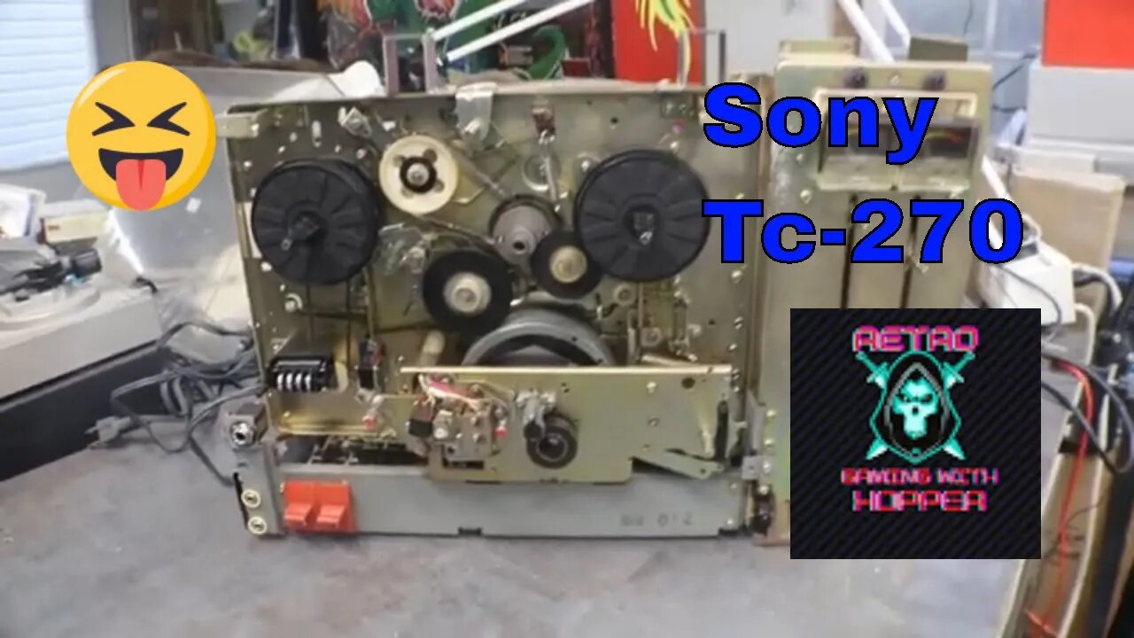 Sony TC-270 Reel To Reel Tapecorder / Cleaning The Mech And Freeing It Up