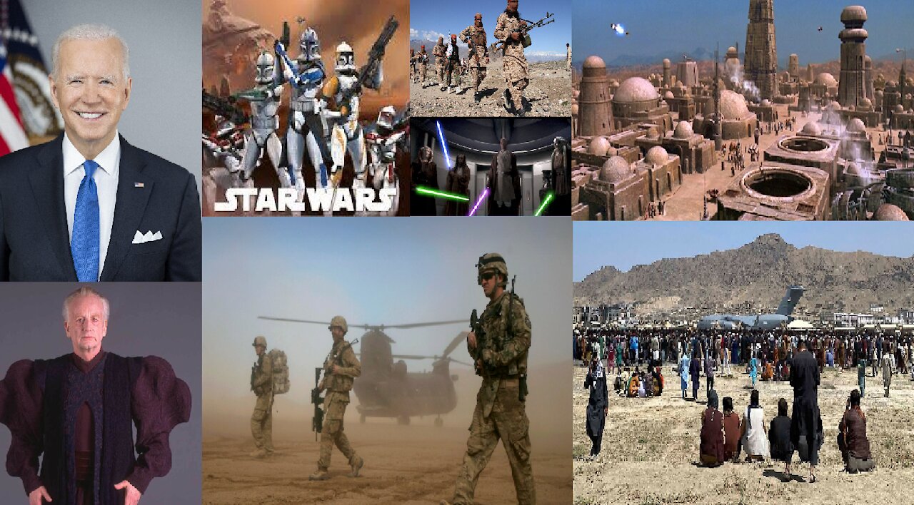 POTUS Joe Palpatine Poorly Withdraws US Stormtroopers from Taliban Jedi Controlled Kabul, Tatooine