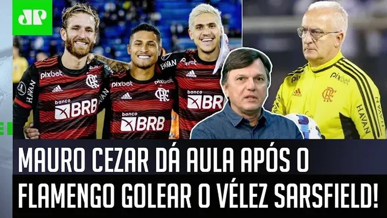 "Se o Flamengo FOR CAMPEÃO e FATURAR ALTO neste ano, pode..." Mauro Cezar DÁ AULA após 4x0 no Vélez!