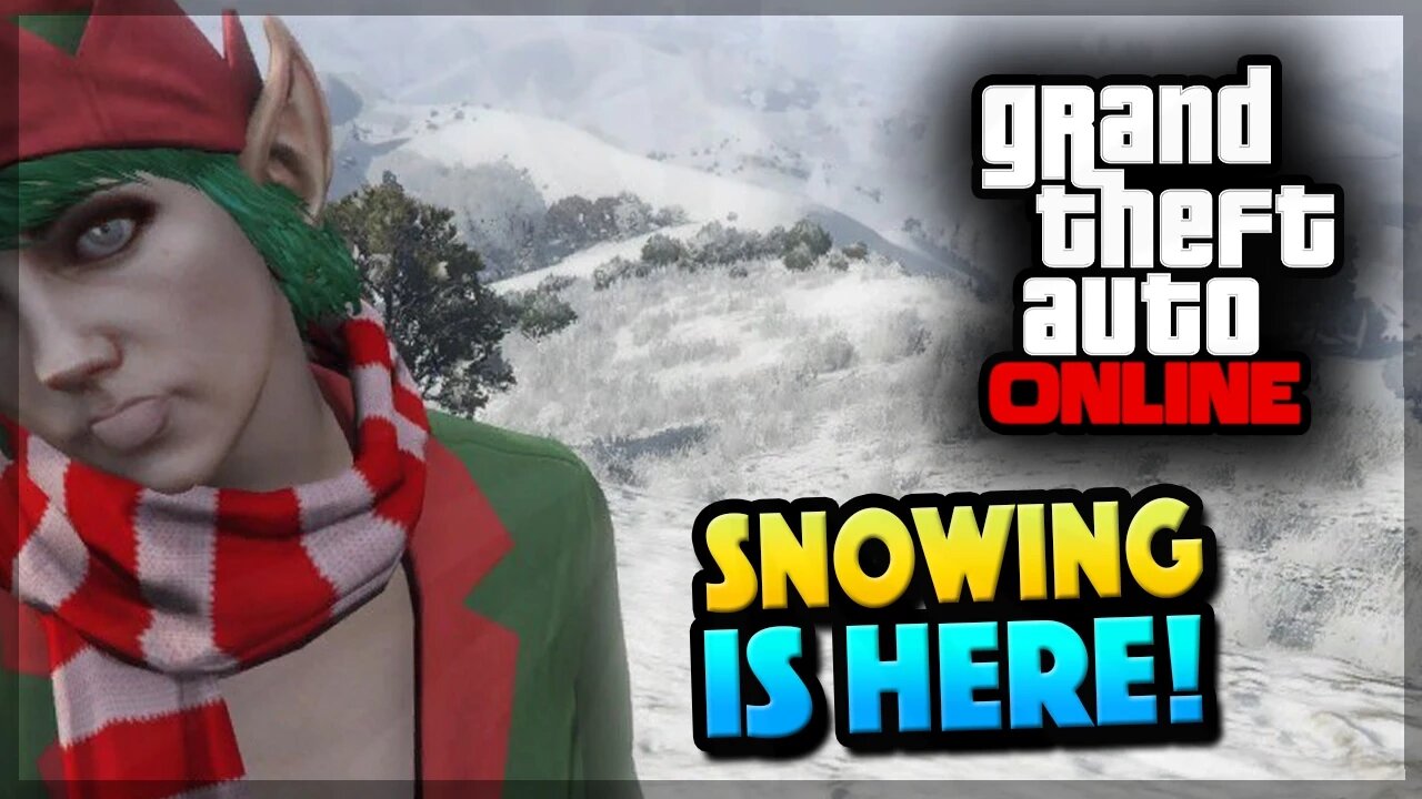 GTA 5 Online SNOW IS HERE! DLC Snowball Fights! (GTA 5 Gameplay)