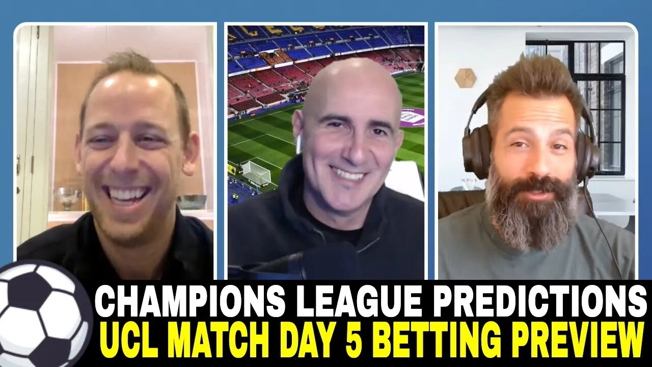 ⚽ Champions League Picks, Predictions and Odds | UCL Match Day 5 Betting Preview | October 25-26