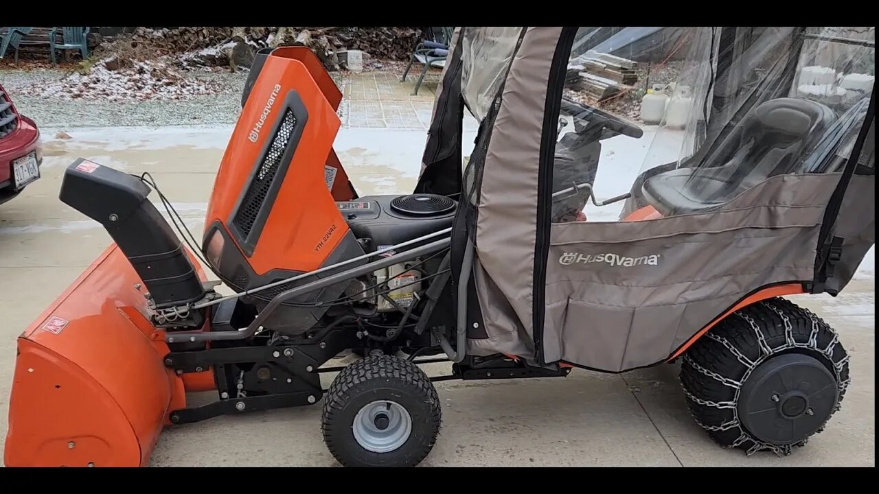 2013 Husqvarna Tractor with 42" snowthrower
