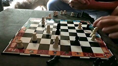 Timelapse Partida de ajedréz con mi hijo (2021)
