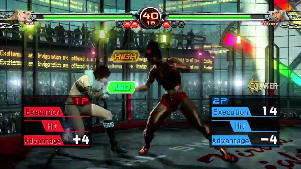 VF5FS match - Sarah (Risa 33) vs. Vanessa (Kruza)