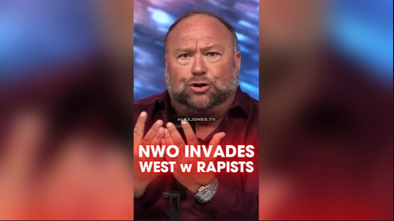 Alex Jones: Globalists Invite Caveman Lunatics To Rape The West - 8/13/24