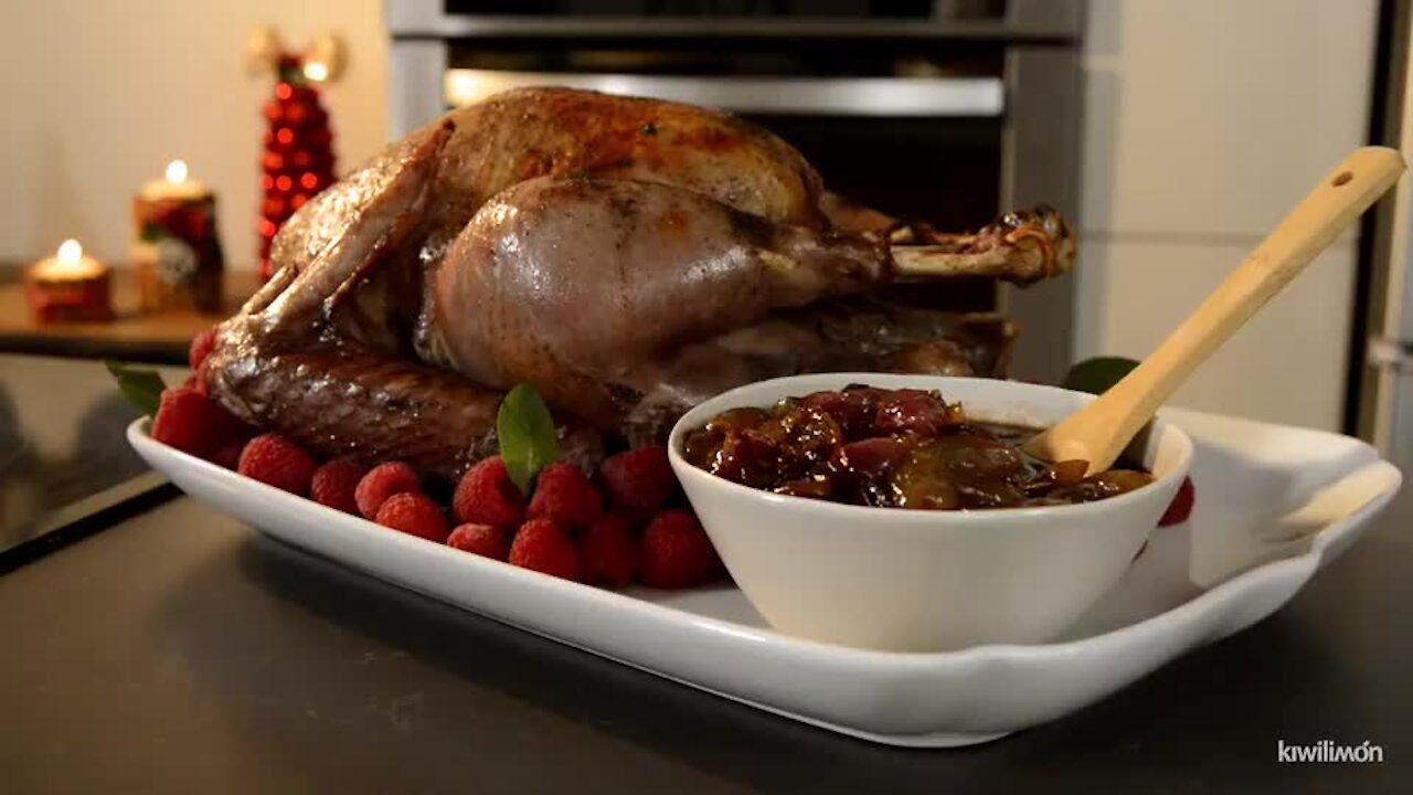 Red Wine Turkey and Grape Compote