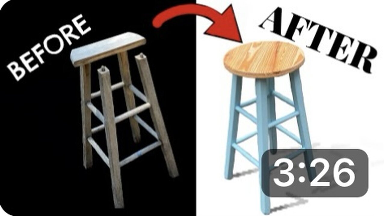 Bar stool restoration