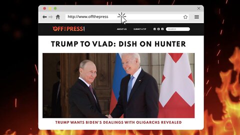 TRUMP TO VLAD: DISH ON HUNTER-TRUMP NEWS