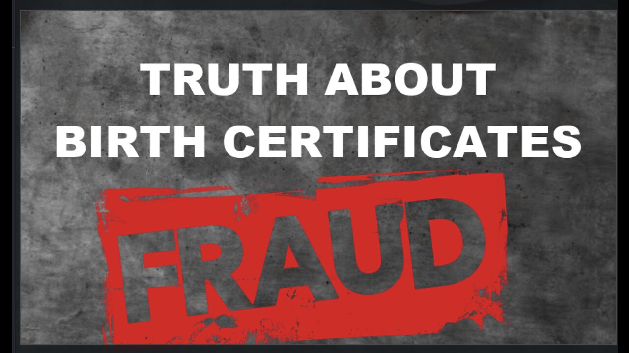 Truth About Birth Certificates - DAVID STRAIGHT
