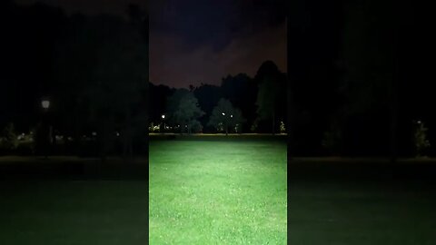 Wurkkos FC12 vs FC13: Long distance beam shots in a dark park #shorts