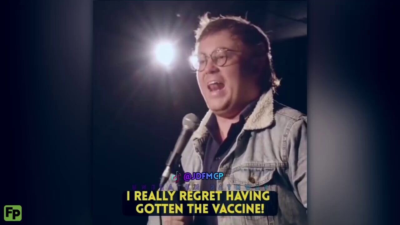 Comedian James McCann REALLY regrets having gotten the ‘vaccine’