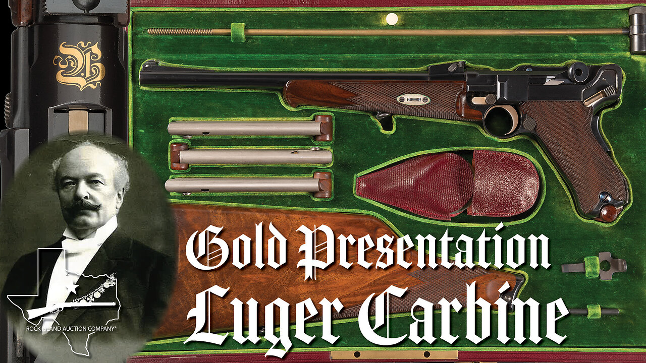 A Presentation Luger for Hugo Borchardt