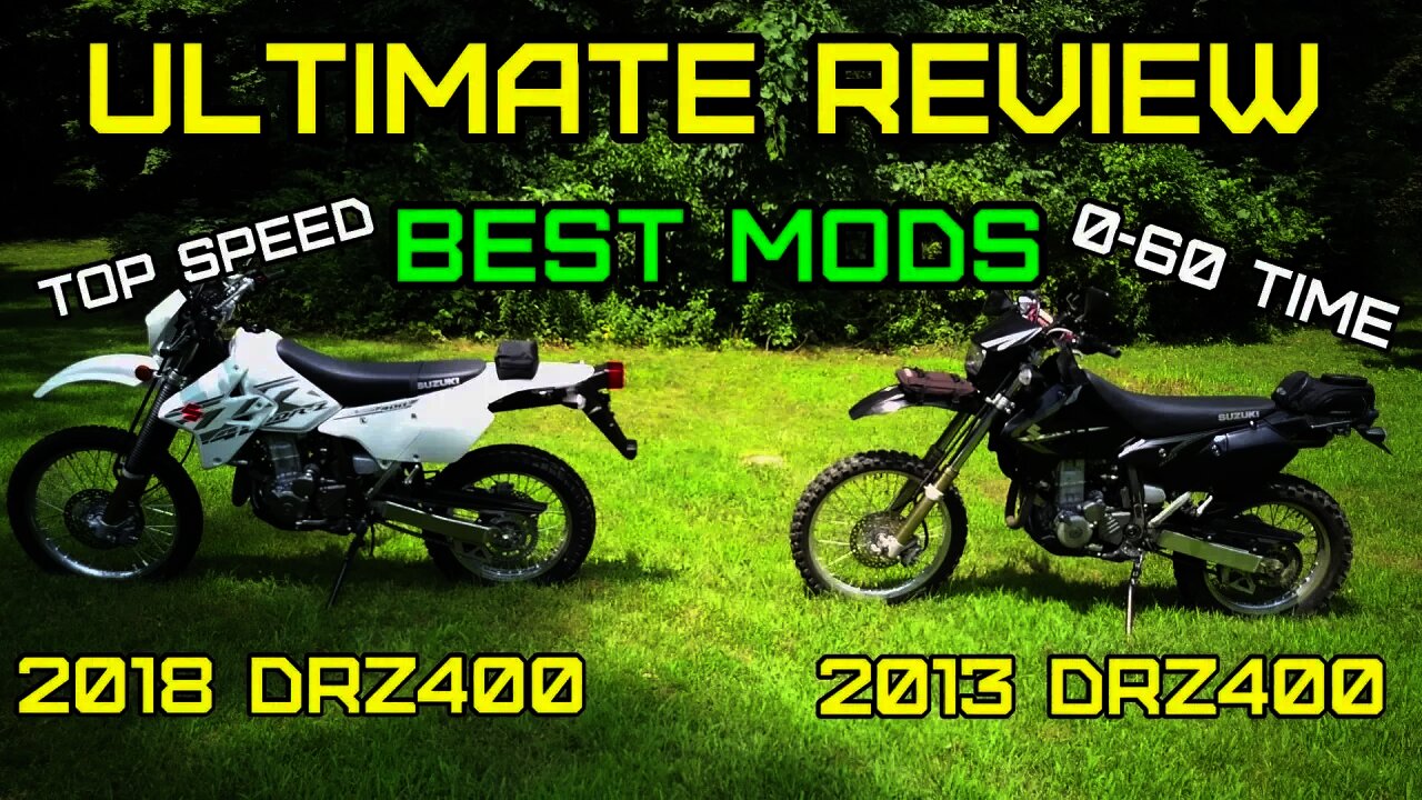 Suzuki DRZ400 FULL Ultimate review, Must have Mods, top speed and ride 2000 – 2018 (E7)