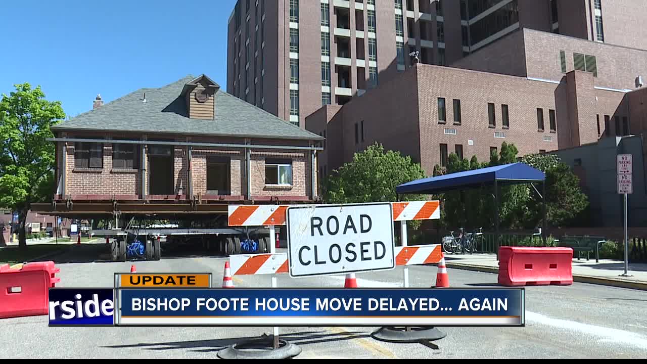 Historic Bishop Foote Guest House relocation delayed due to equipment malfunctions