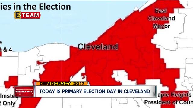 Primary Election Day underway in Cleveland Mayor's race