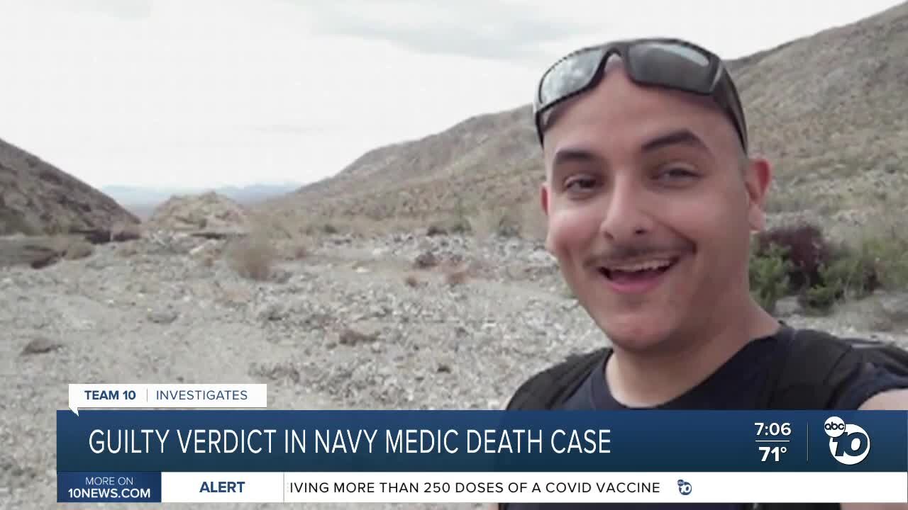 Family outraged by sentence for Navy medic found guilty in death case