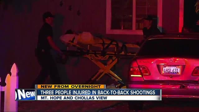 3 injured in shootings in Mt. Hope, Chollas View