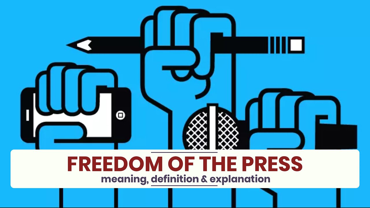 What is FREEDOM OF THE PRESS?