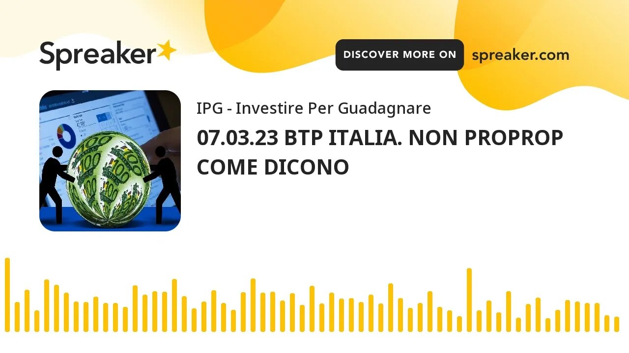 07.03.23 BTP ITALIA. NON PROPROP COME DICONO