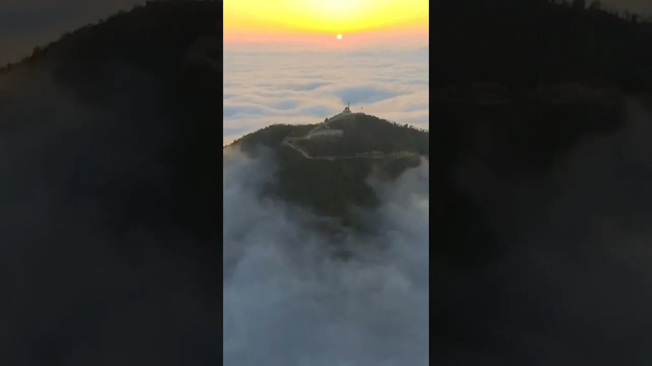Mosque in cloud Beautiful place