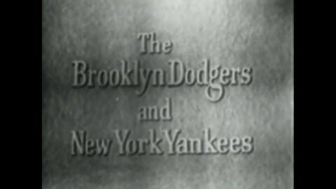 1952 World Series Game 6 New York Yankees vs Brooklyn Dodgers