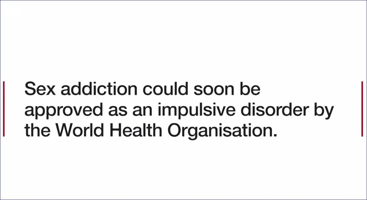 Sex addiction Five times a day