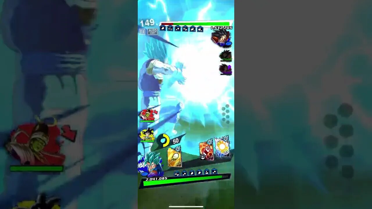 Legends Limited Sparking Super Saiyan God SS Vegito Final Kamehameha Gameplay - Dragon Ball Legends