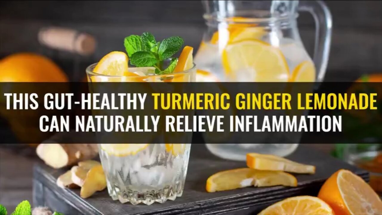 THIS GUT-HEALTHY TURMERIC GINGER LEMONADE CAN NATURALLY RELIEVE INFLAMMATION