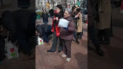 The #fairpayforhomecare #fairplay4homecare Rally 1 Centre Street 3/22/23 hosted by @CnDelarosa