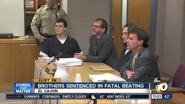 Brothers sentenced in deadly beating