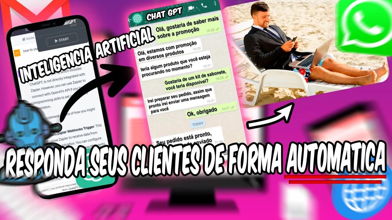 Robô Responde Clientes Automaticamente - Base