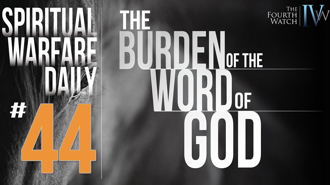 The Burden of the Bible - The load you struggle to carry is the lifeline God intended you to have