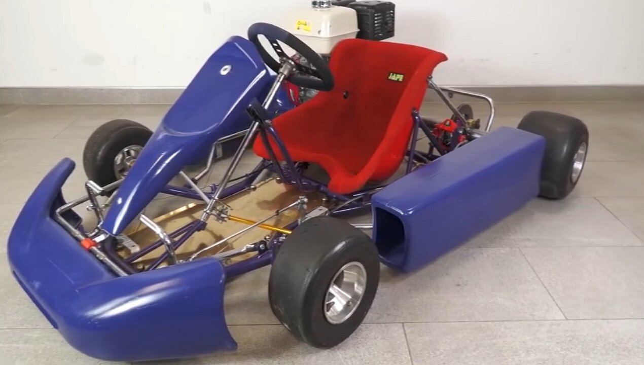 Restoration Abandoned Go Kart Complete Process