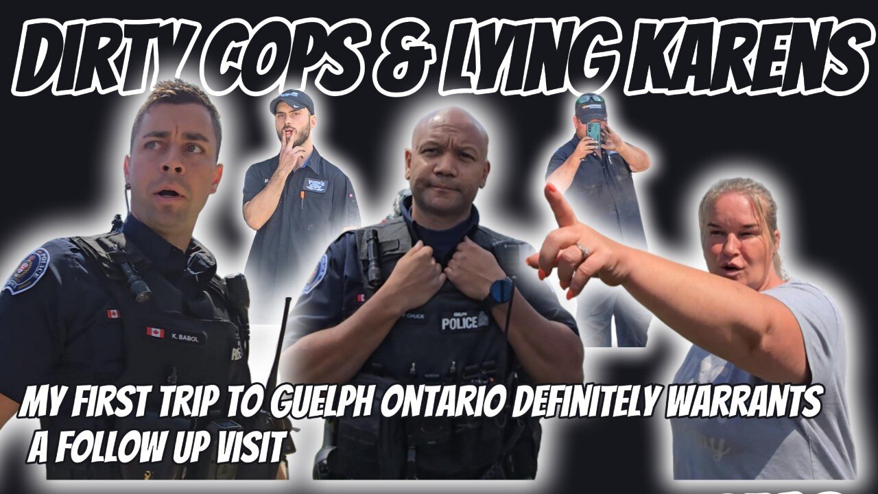 Assaulted by Guelph Ontario Police While Karen Licks Their Boots Clean