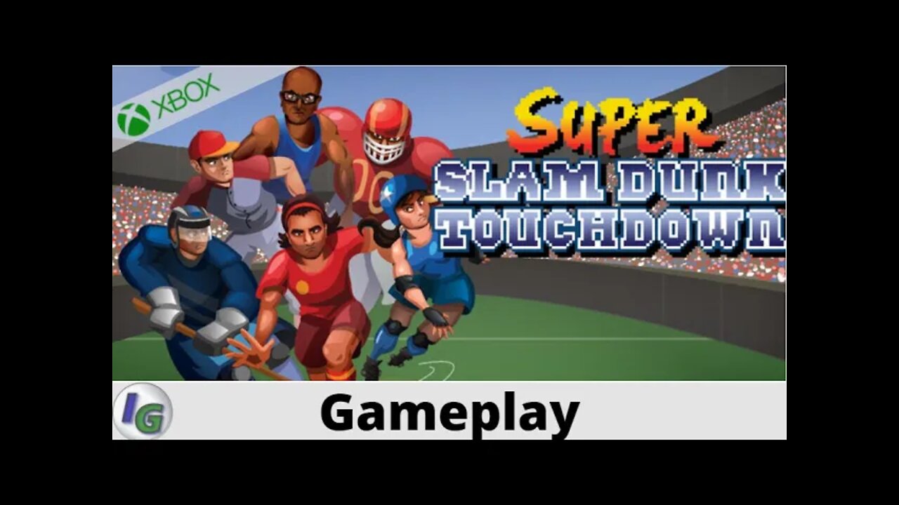 Super Slam Dunk Touchdown Gameplay on Xbox