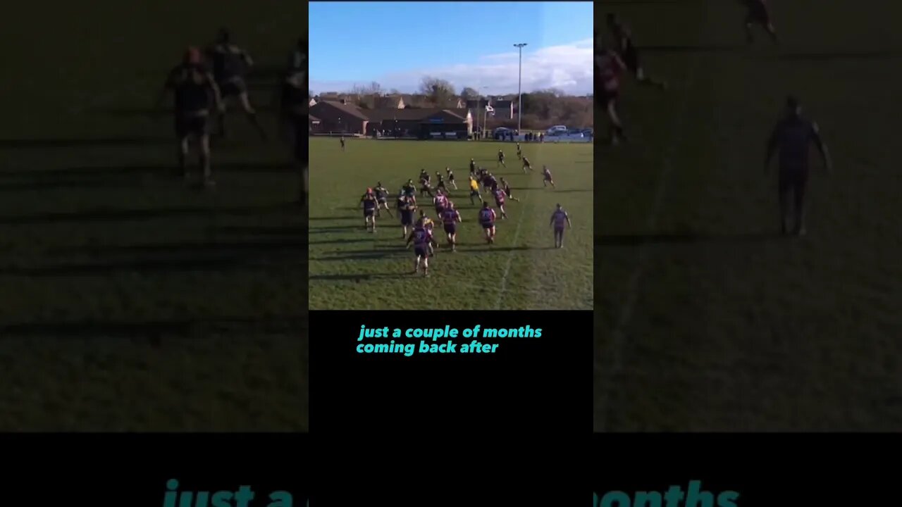 Insane Rugby Try Post-Injury