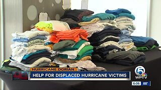 Help for displaced hurricane victims