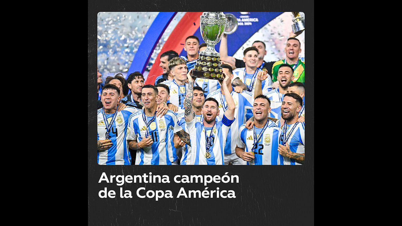 Argentina conquista la Copa América y bate un récord de trofeos