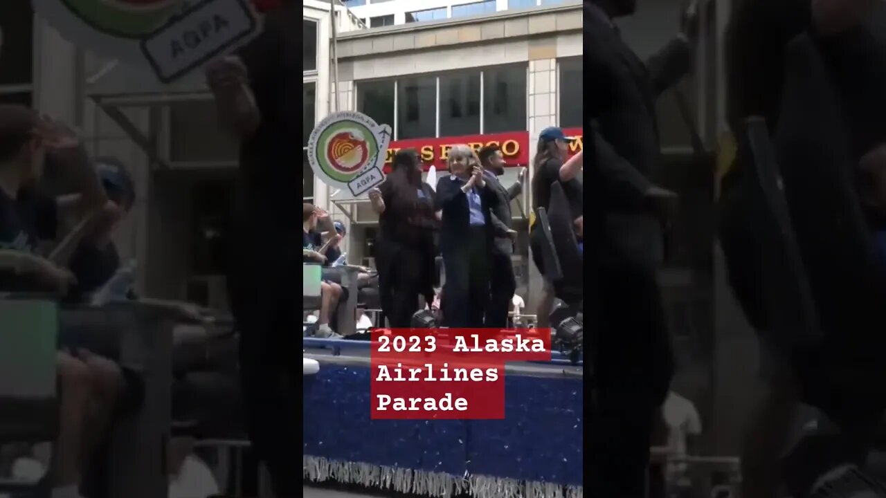 2023 Alaska airlines Parade #adventurezwithpaul #alaskaairlines #alaskaairlines #seafair