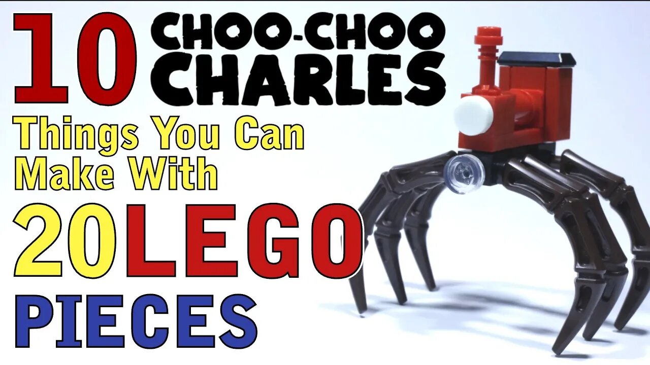 10 Choo Choo Charles things you can make with 20 Lego pieces