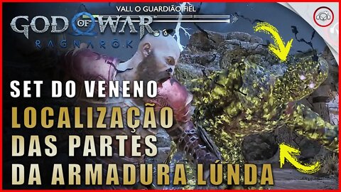 God of war Ragnarok, Como conseguir a armadura da lúnda envenena ( set do veneno ) | Super dica