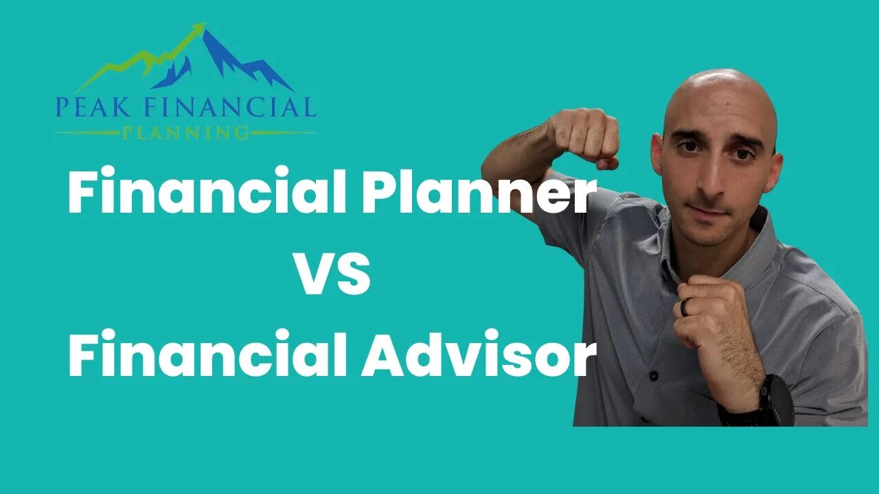 what is the difference between a financial planner and financial advisor