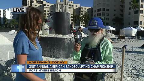 American Sandsculpting Championship begins on Fort Myers Beach -- Importance of the event to Fort Myers Beach - Sand castle tips from The Amazin' Walter