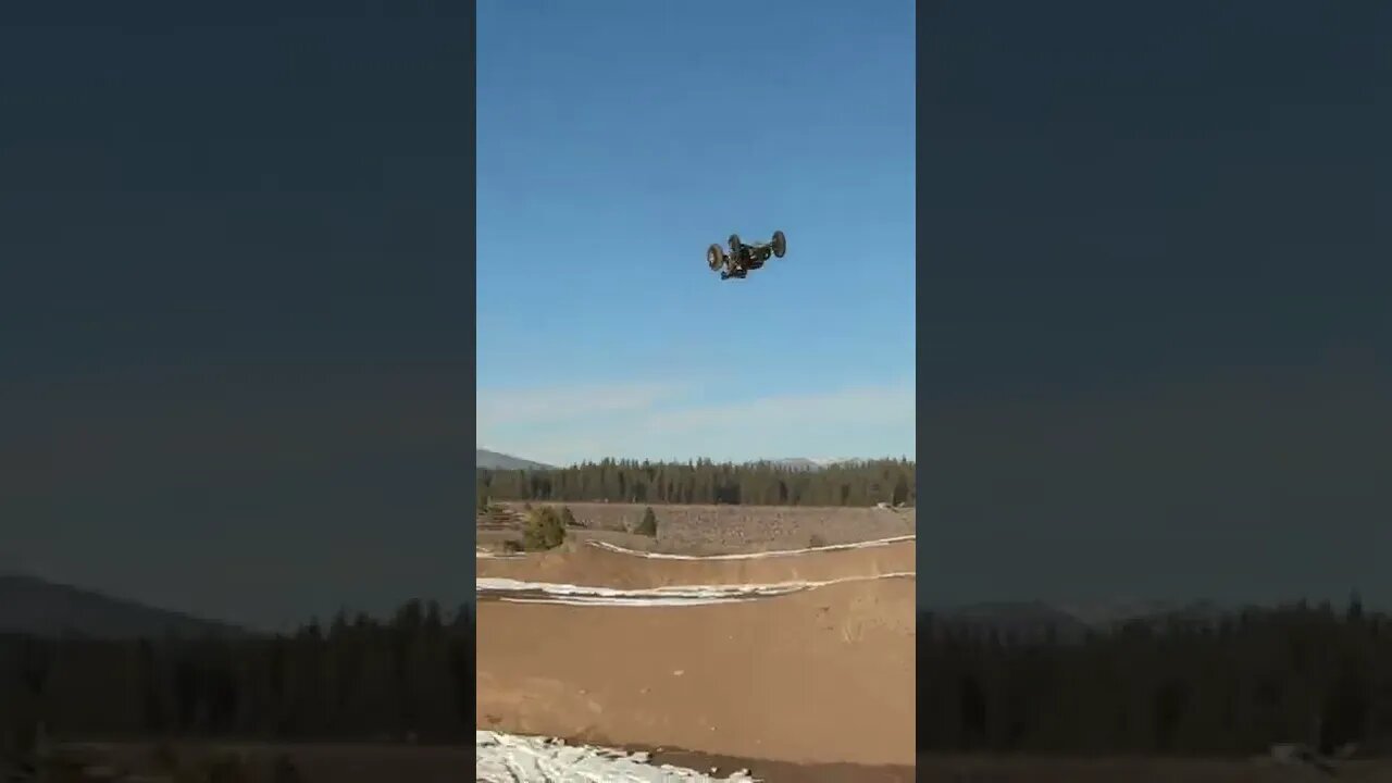 Traxxas Sledge Running In Mud and Snow - STILL LANDING FLIPS!!!