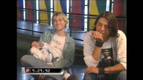 Nirvana Kurt Kobain interview - Seattle Center Coliseum, Seattle, WA, US 1992.09.11