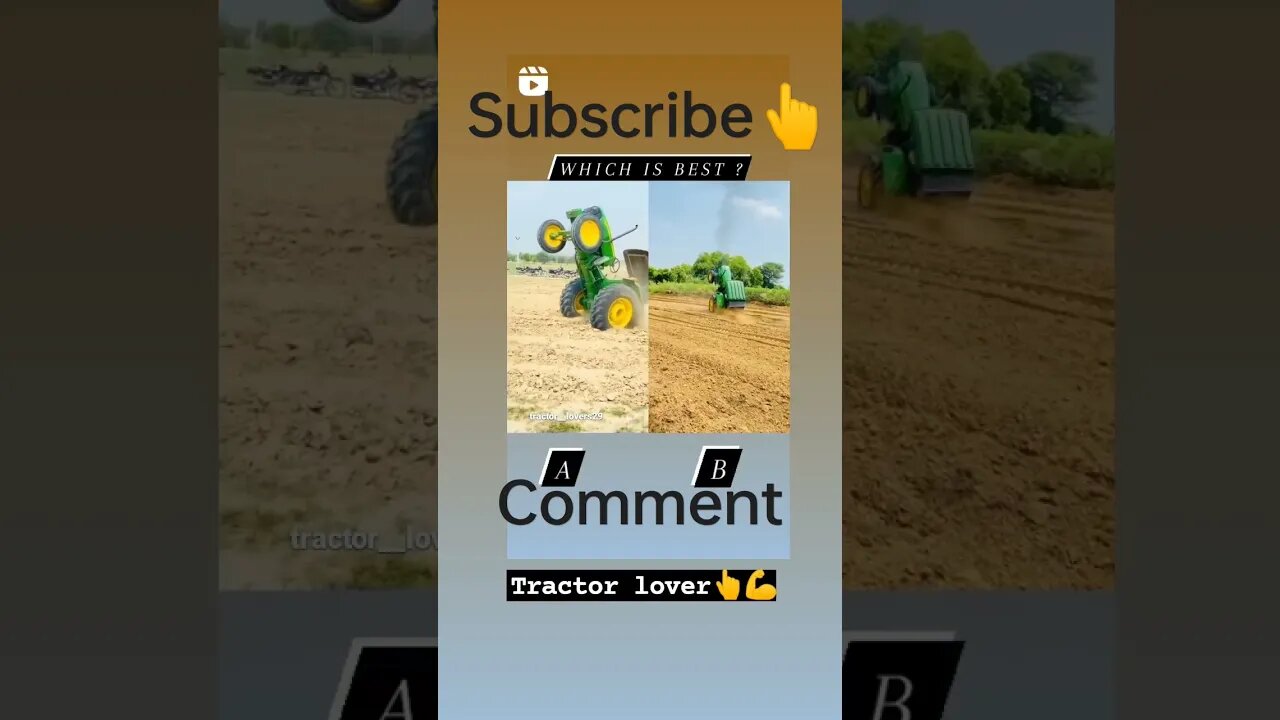 which is best #shortsviral #shorts #viral #tractor #tractorshorts #stunt #stuntvideo #jondeere