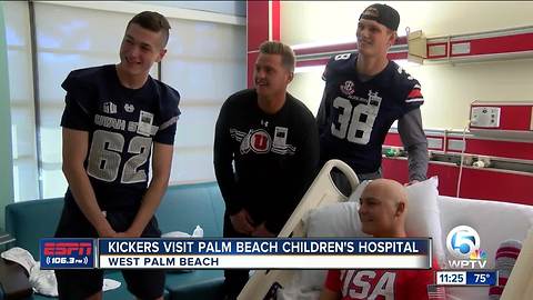 Groza Finalists Visit Palm Beach Children's Hospital